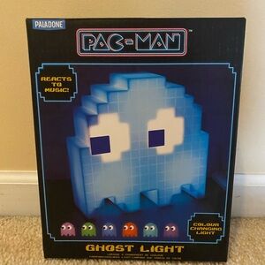Pac-Man Ghost Light with Color Phasing Modes, Colors Change to Music